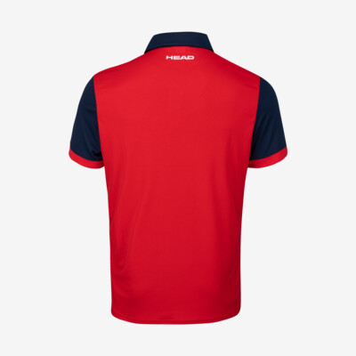 Product hover - DAVIES Polo Shirt Men red/dark blue