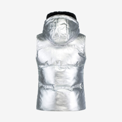 Product hover - LEGACY Leather Vest Women silver
